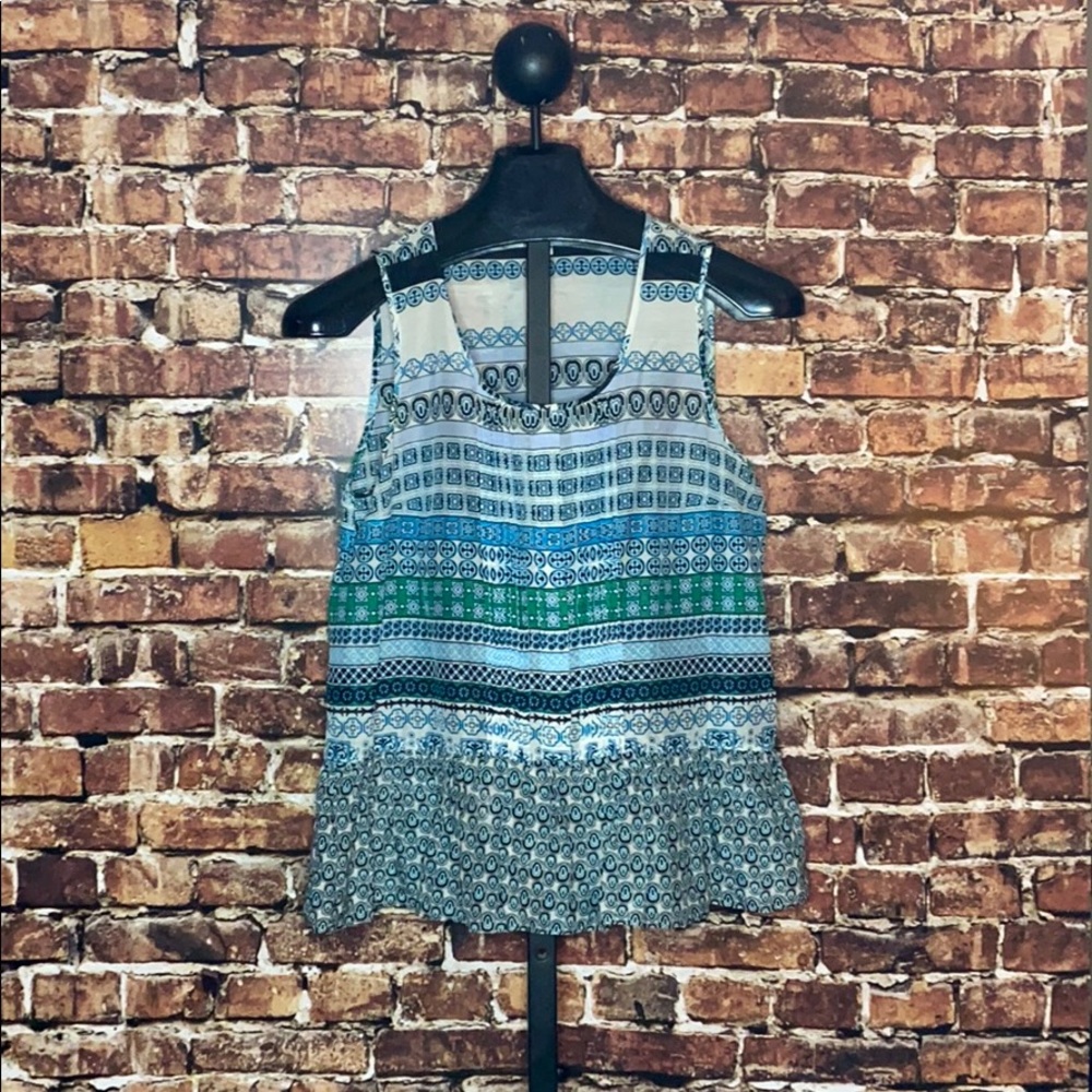 Dianevonfurstenberg- Patterned Silk Top - image 1